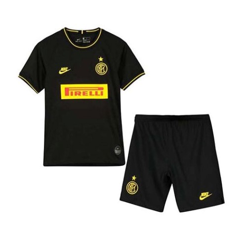 Camiseta Inter Milan 3ª Niños 2019/20 Negro